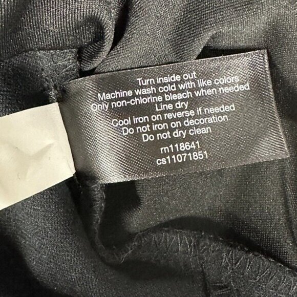 Lane Bryant Plus Size 26 Faux Leather Embellished Sleeveless Blouse Peplum Black - Picture 7 of 8